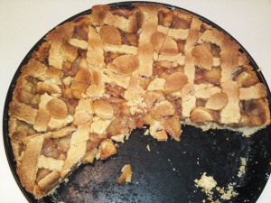 Apfel-Rosinen-Tarte